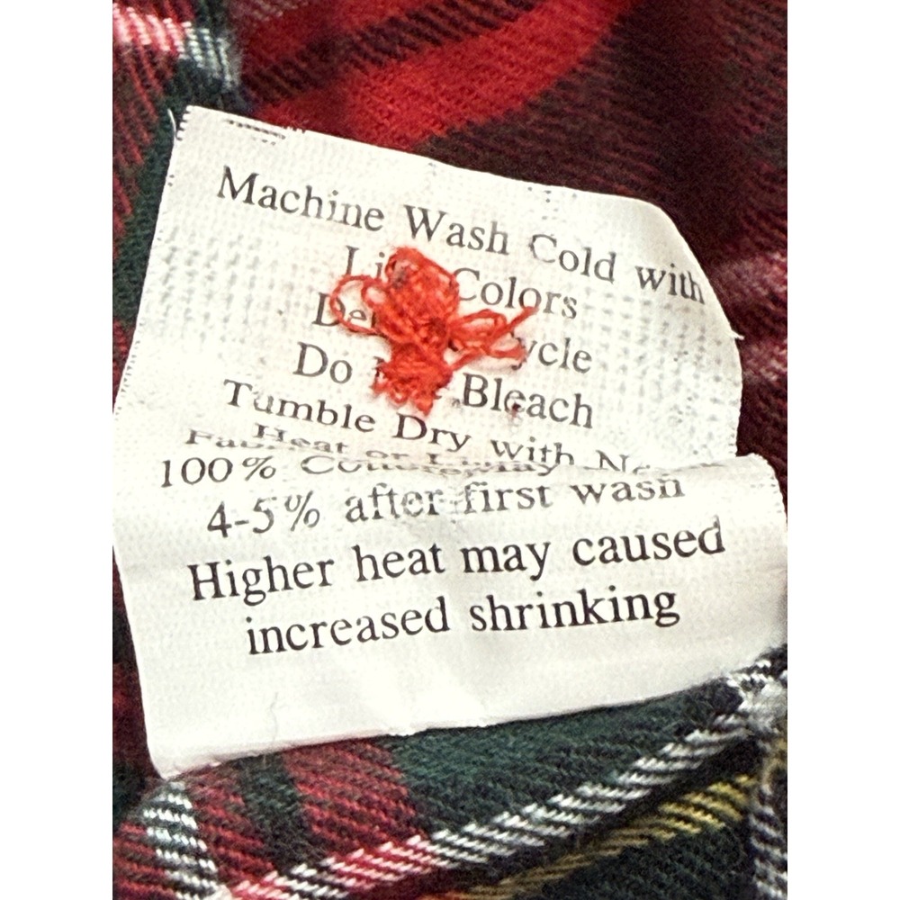 Petite Plume Brushed Twill Imperial Tartan Pajama Set Plaid 100% Cotton Womens M - Picture 8 of 13